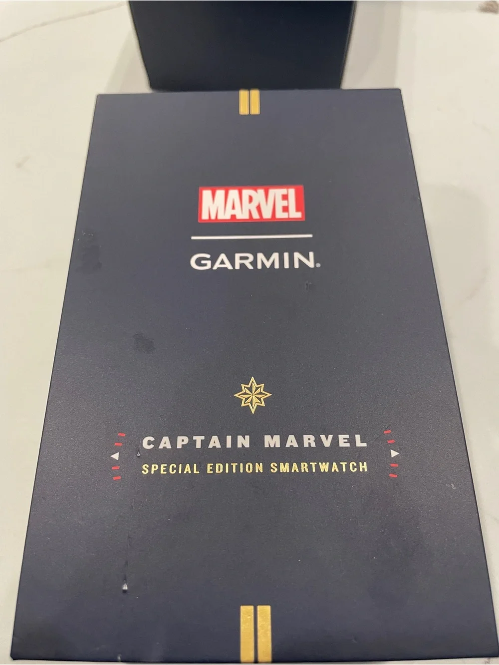Marvel Captain Marvel Special Edition Watch - Blue with Gold Trim